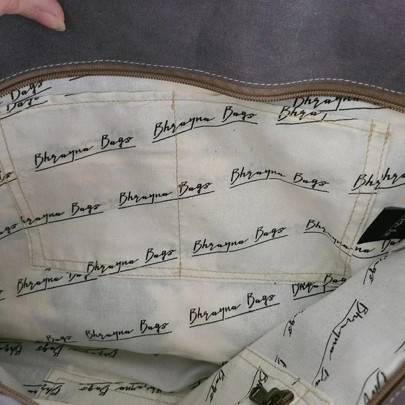 NWT Aztec Canvas Leather Tote Bag - Picture 5 of 7